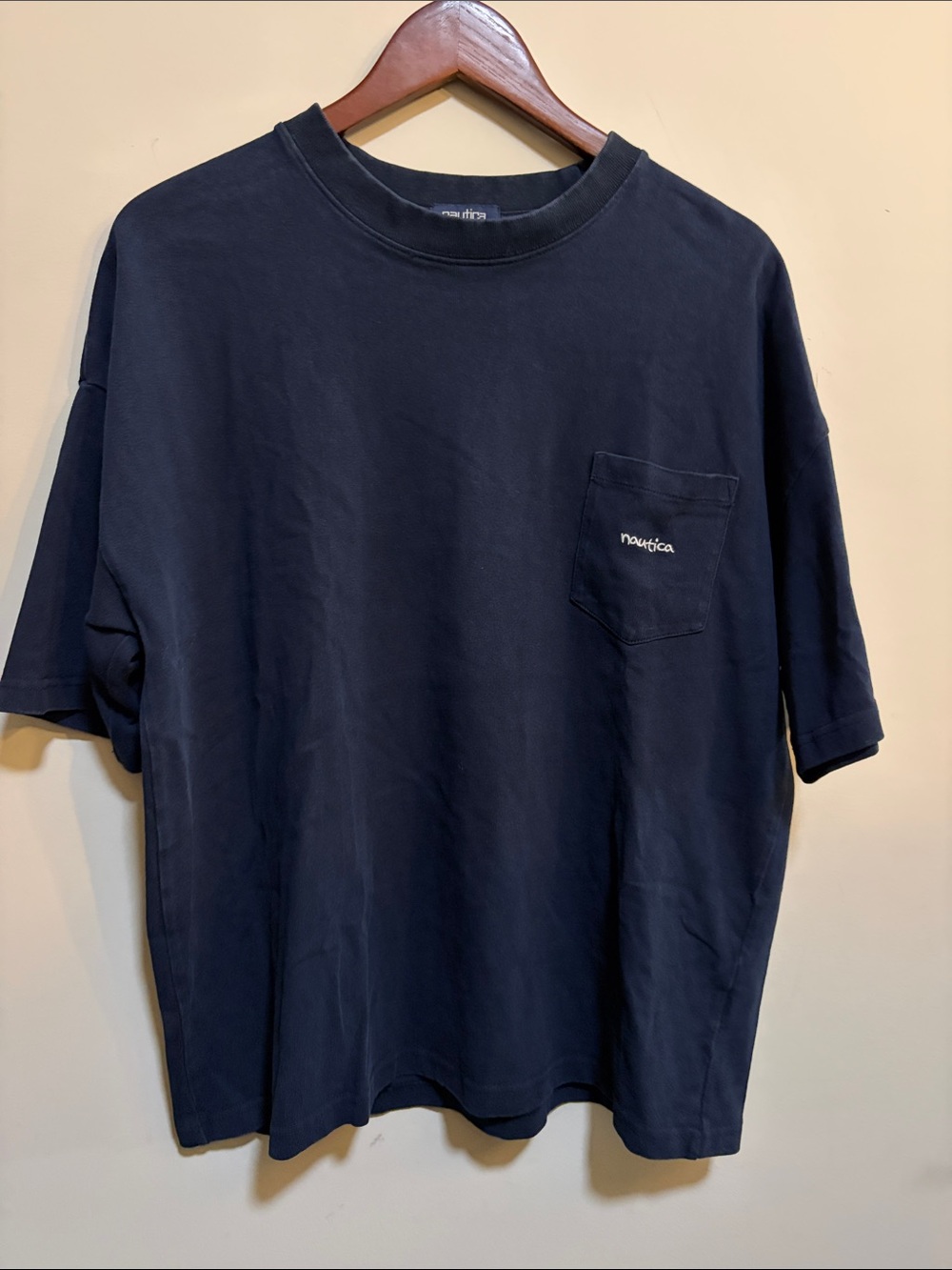Nautica Heritage Collection Heavyweight Navy Pocket T-Shirt